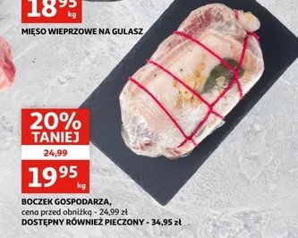 Boczek pieczony promocja