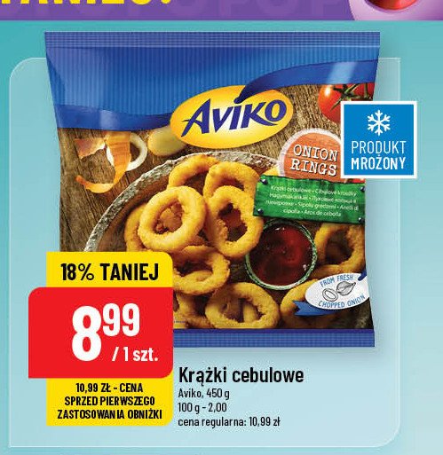 Krążki cebulowe Aviko promocja w POLOmarket