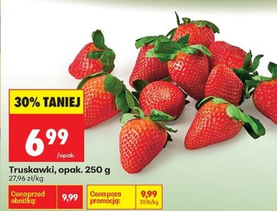 Truskawki, opak. 250 g promocja w Biedronka