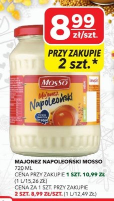 Majonez Napoleoński Mosso promocja w Top Market