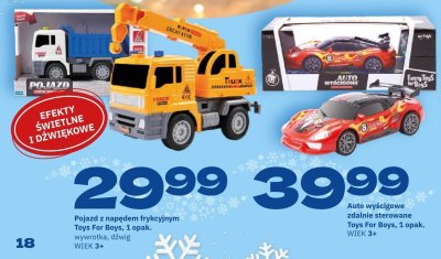 Auto wyścigowe zdalnie sterowane Toys For Boys promocja w Twój Market