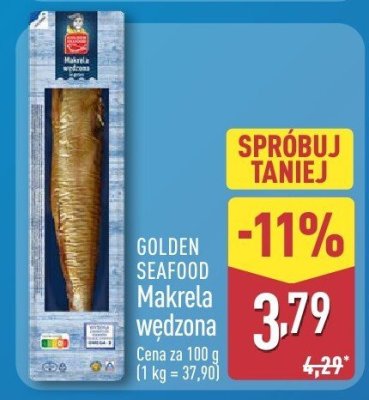 Makrela Golden Seafood wędzona promocja w Aldi
