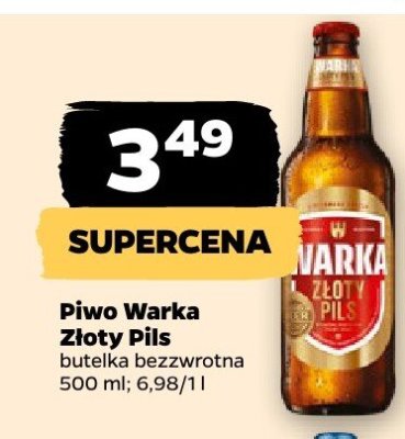 Piwo Warka Złoty Pils promocja w Netto