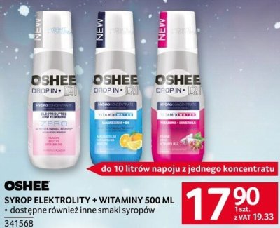 Syrop OSHEE syrop elektrolitowy + witaminy 500 ml promocja w Selgros