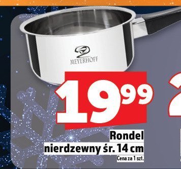 Rondel nierdzewny śr. 14 cm promocja w TOPAZ