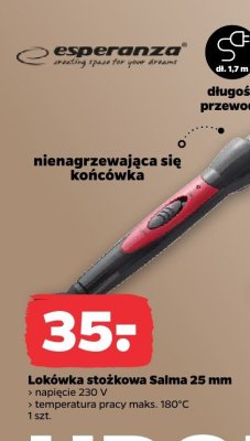 Lokówka stożkowa Salma 25 mm esperanza promocja w Netto
