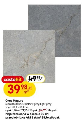 Gres Maguro  promocja w Castorama