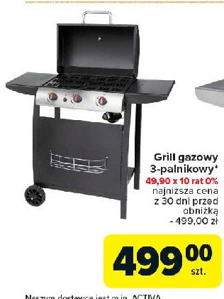 Grill gazowy 3-palnikowy promocja