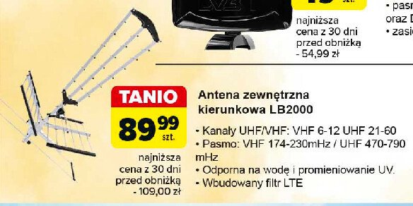 Antena lb2000 Libox promocja w Carrefour