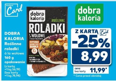 Roladki roślinne à la wołowe promocja w Kaufland