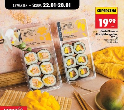 Sushi Sakura Mangetsu, 175 g promocja w Biedronka