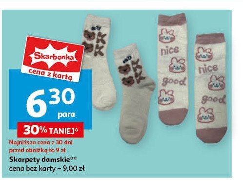 Skarpety damskie In extenso promocja w Auchan