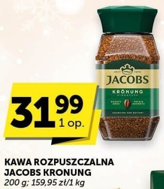 Kawa rozpuszczalna Jacobs Kronung promocja w Euro Sklep