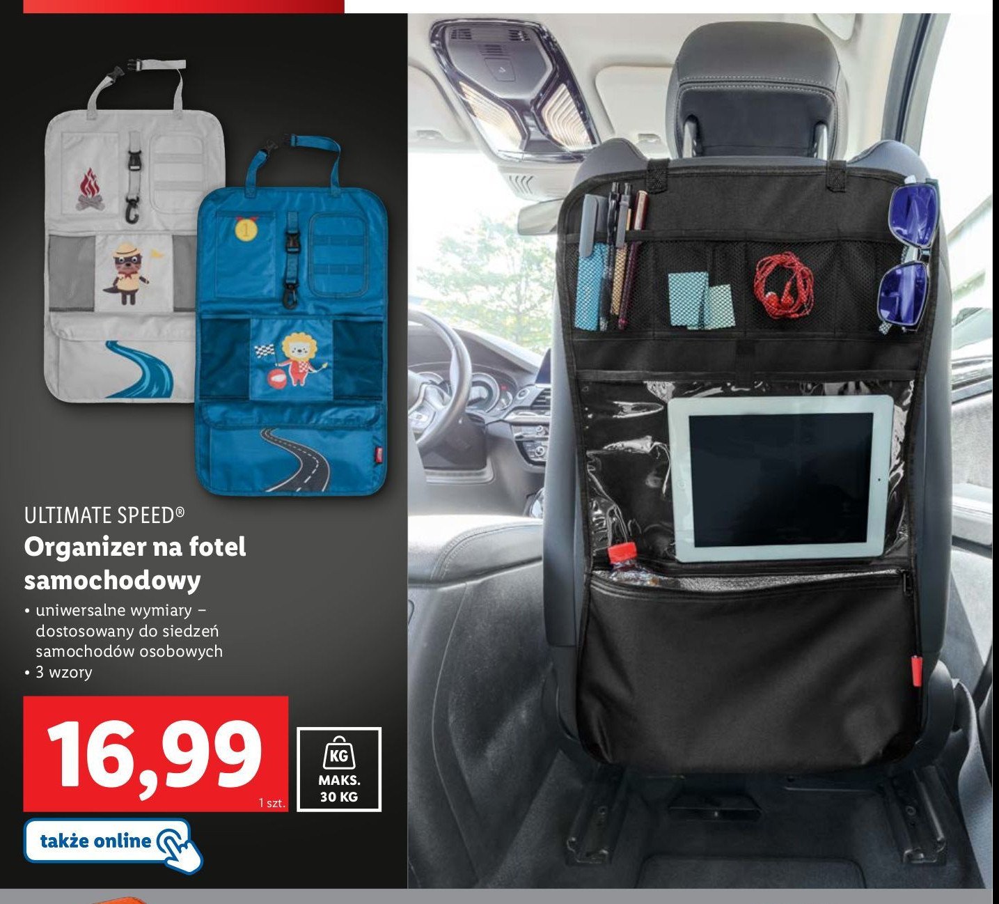 Organizer na fotel Ultimate speed promocja