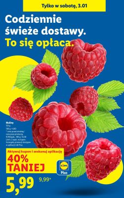 Maliny promocja w Lidl