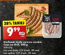 Kiełbaski białe surowe Czas na grill promocja