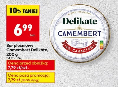 Ser pleśniowy Camembert 200 g promocja w Biedronka