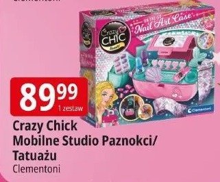 Zabawka Crazy Chick Mobilne Studio Paznokci/Tatuażu promocja w Leclerc