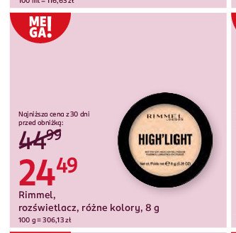 Rozświetlacz 002 promocja w Rossmann