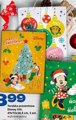 Torebka prezentowa Disney XXL 49x72x18,5 cm, wybrane wzory promocja w Twój Market