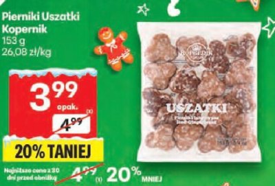 Pierniki Uszatki Kopernik promocja w Delikatesy Centrum