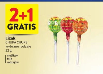 Lizak CHUPA CHUPS wybrane rodzaje promocja w Intermarche