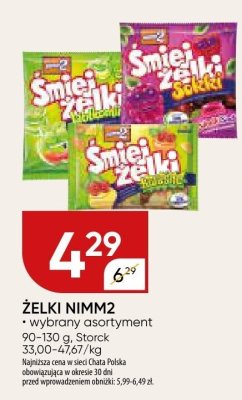 Żelki nimm2 wybrany asortyment promocja w Chata Polska