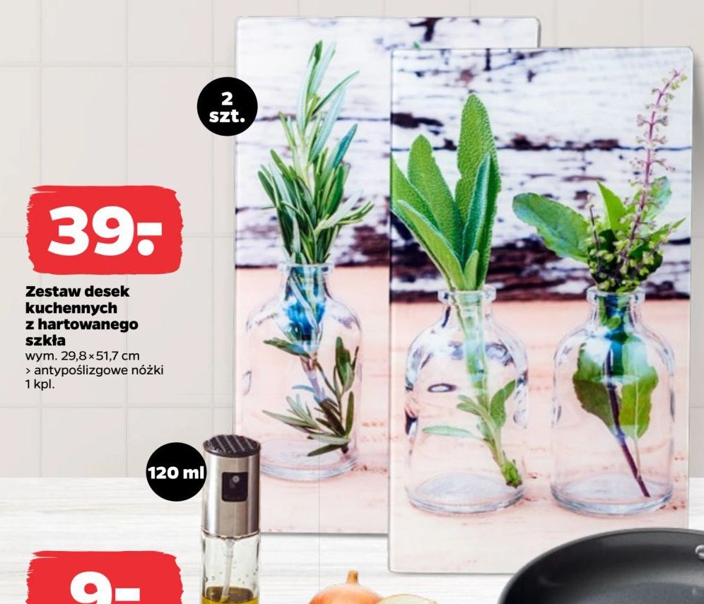 Deska do krojenia szklana promocja