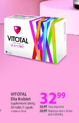 Tabletki Vitotal dla kobiet promocja