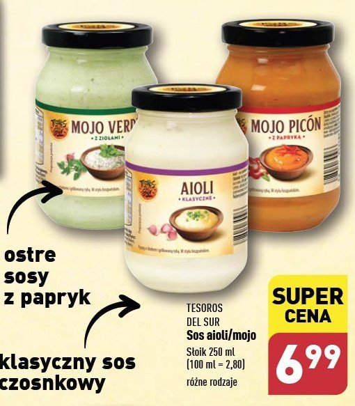 Sos aioli klasyczny promocja