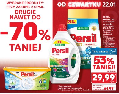 Kapsułki do prania różne rodzaje promocja w Kaufland