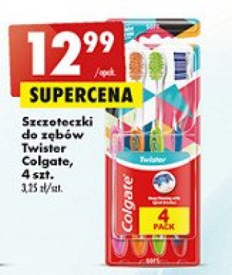 Szczoteczka do zębów soft Colgate twister fresh promocja