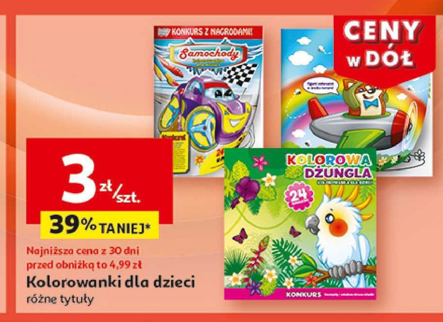 Kolorowa dżungla promocja w Auchan