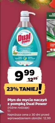 Płyn do mycia naczyń z pompką Dual Power promocja w Netto