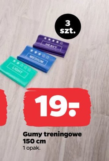 Gumy treningowe 150 cm promocja w Netto