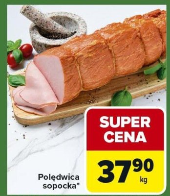Polędwica sopocka promocja w Carrefour Express