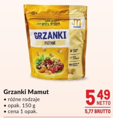 Grzanki Mamut promocja w Makro