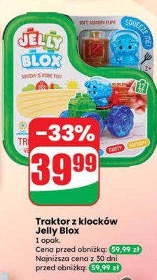 Traktor z klocków promocja w Dino