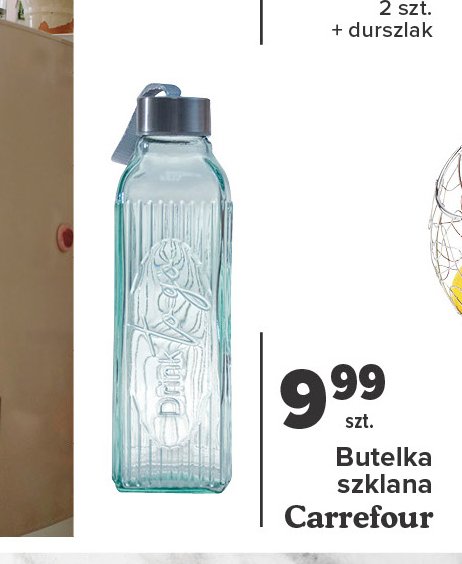 Butelka szklana Carrefour promocja