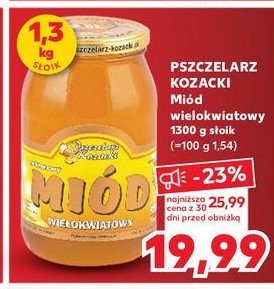 Miód wielokwiatowy Pszczelarz kozacki promocja w Kaufland