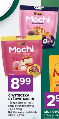 Ciasteczka ryżowe Mochi słony karmel, sernik truskawkowy promocja w Stokrotka