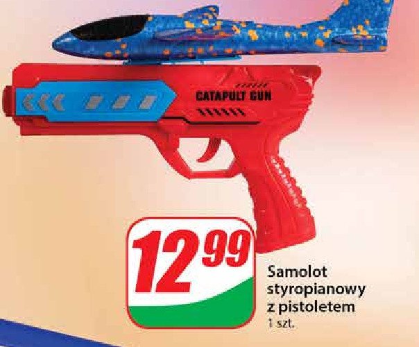 Samolot styropianowy z pistoletem promocja