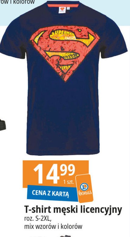 T-shirt m臋ski superman promocja