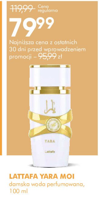 Woda perfumowana Lattafa yara moi promocja