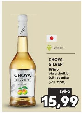 Wino CHOYA SILVER RED promocja