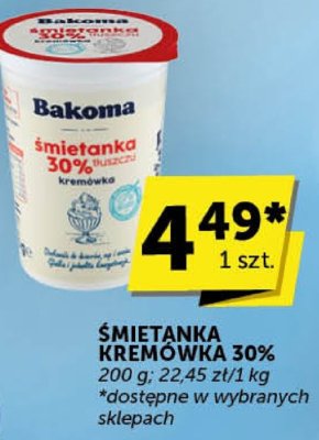 Śmietanka kremówka 30% promocja w ABC