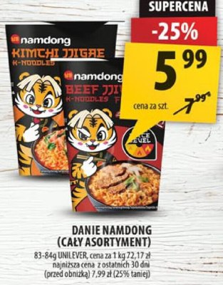 Danie namdong (cały asortyment) promocja w Arhelan