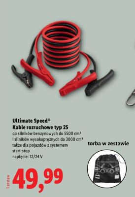 Kable rozruchowe typ 25 Ultimate Speed promocja w Lidl