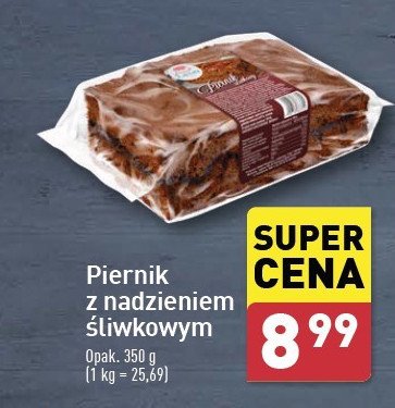 Piernik z powidłem śliwkowym promocja w Aldi