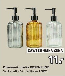 Dozownik mydła ROSENLUND promocja w Jysk